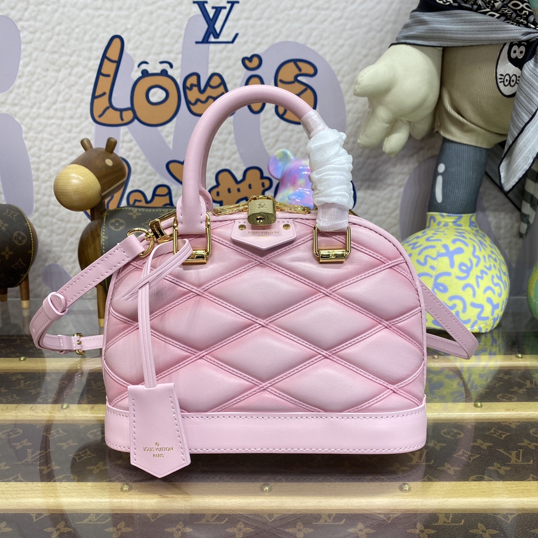 Louis Vuitton LV Alma BB Bags Handbags Every Designer
 Black Blue Green Pink White Sheepskin M23666