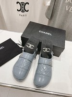 Chanel AAA+
 Shoes Sandals Cowhide Lambswool Fall/Winter Collection