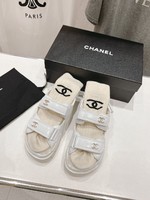Chanel Shoes Sandals Lambswool Patent Leather Fall/Winter Collection