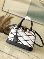 Louis Vuitton LV Alma BB Bags Handbags Shop Designer
 White Sheepskin M23666
