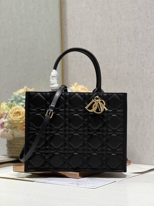 Dior Book Tote Handbags Tote Bags Black Embroidery Fashion