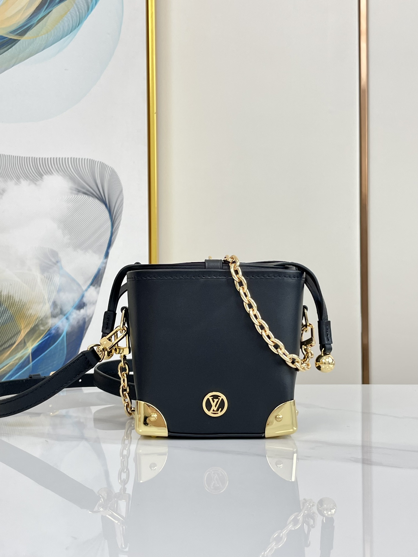 NO:176891,Genuine grade M82886 11.5×11.5×11.5 ONLINE ONLY mini bucket bag, authentic grade LV, louis vuitton19860909正品级 M82886 11.5×11.5×11.5 ONLINE ONLY 迷你水桶包,正品级LV,louis vuitton,Bag