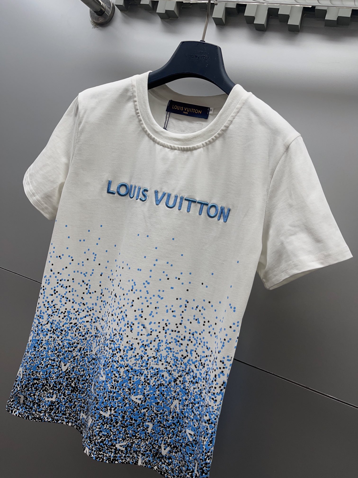 Louis Vuitton Clothing T-Shirt Embroidery Unisex Cotton Spring/Summer Collection Short Sleeve