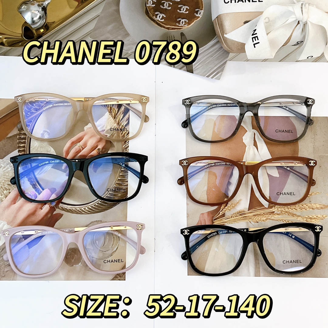 CHANEL绝美香奶奶新品3.0ch078952-17-140镂空字母腿优雅精致！妥妥的“侧颜杀”眼镜喜