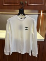 Louis Vuitton Knockoff
 Clothing T-Shirt Embroidery Combed Cotton Fall Collection Fashion Long Sleeve