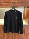 Designer Fake Louis Vuitton Clothing T-Shirt Embroidery Combed Cotton Fall Collection Fashion Long Sleeve