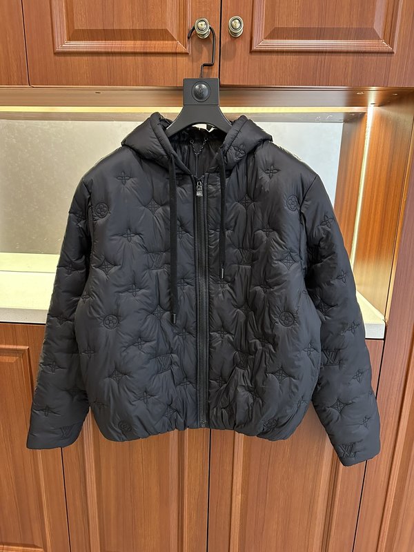 Louis Vuitton AAAA Clothing Coats & Jackets Online Store Black Embroidery Cotton Polyester Resin