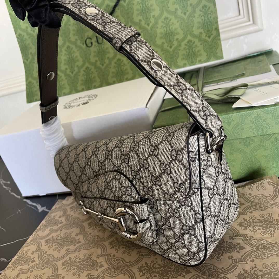 Large size 23 purchasing agent special supply of high-quality products, original cowhide and complete counter packaging. Gucci Horsebit 1955 seri