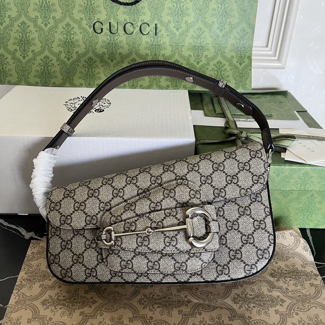 Large size 23 purchasing agent special supply of high-quality products, original cowhide and complete counter packaging. Gucci Horsebit 1955 seri