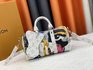 Can you buy replica Louis Vuitton LV Keepall Bags Handbags White Printing Canvas M46678