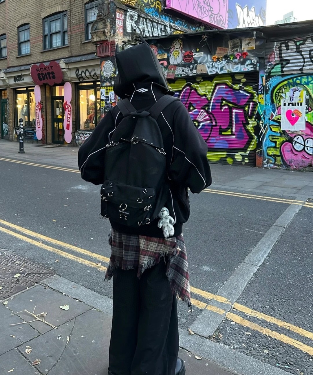 The Balenciaga backpack is so cool
