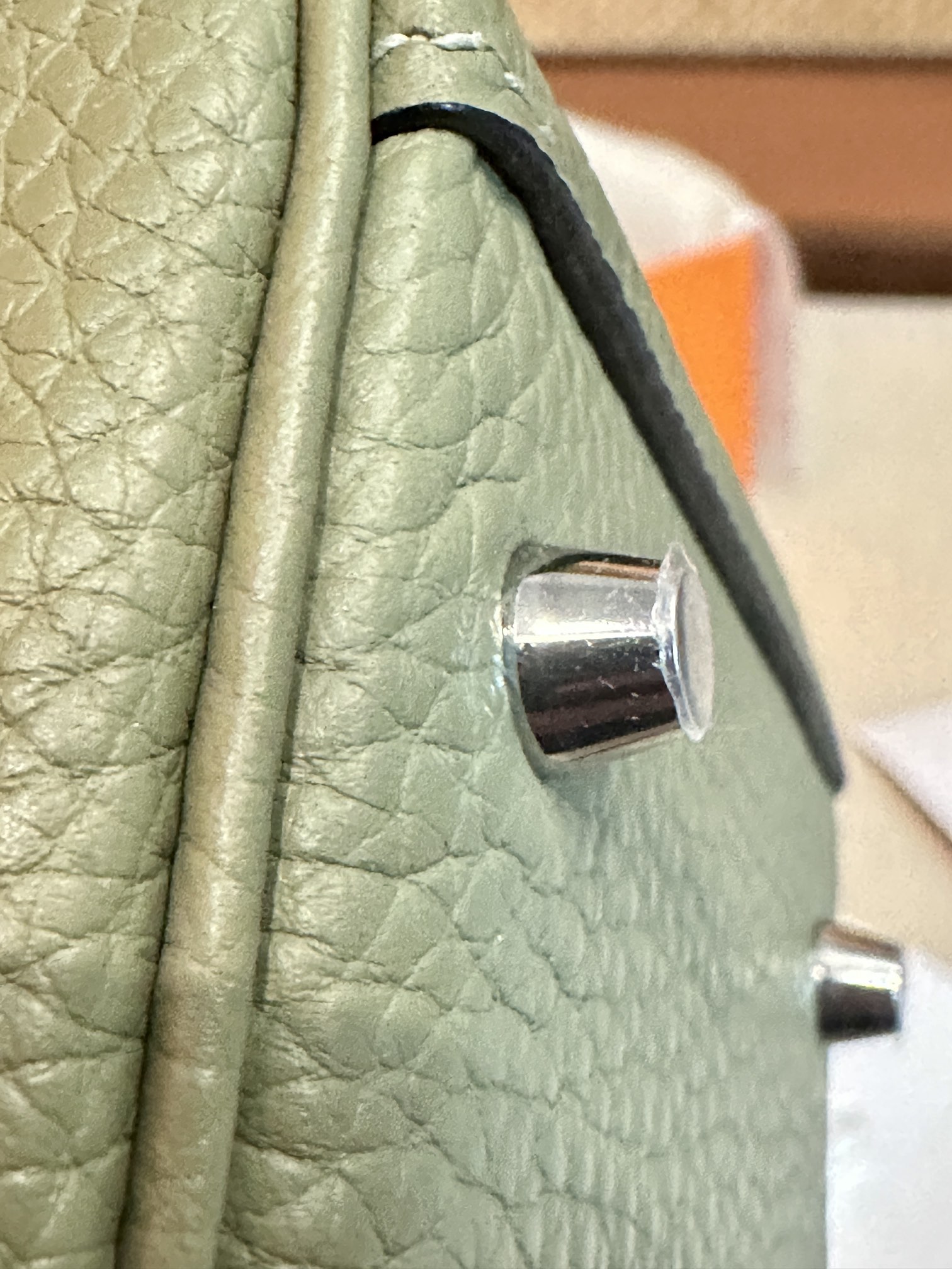Hermes Lindy Sage Green mini shoulder everyday