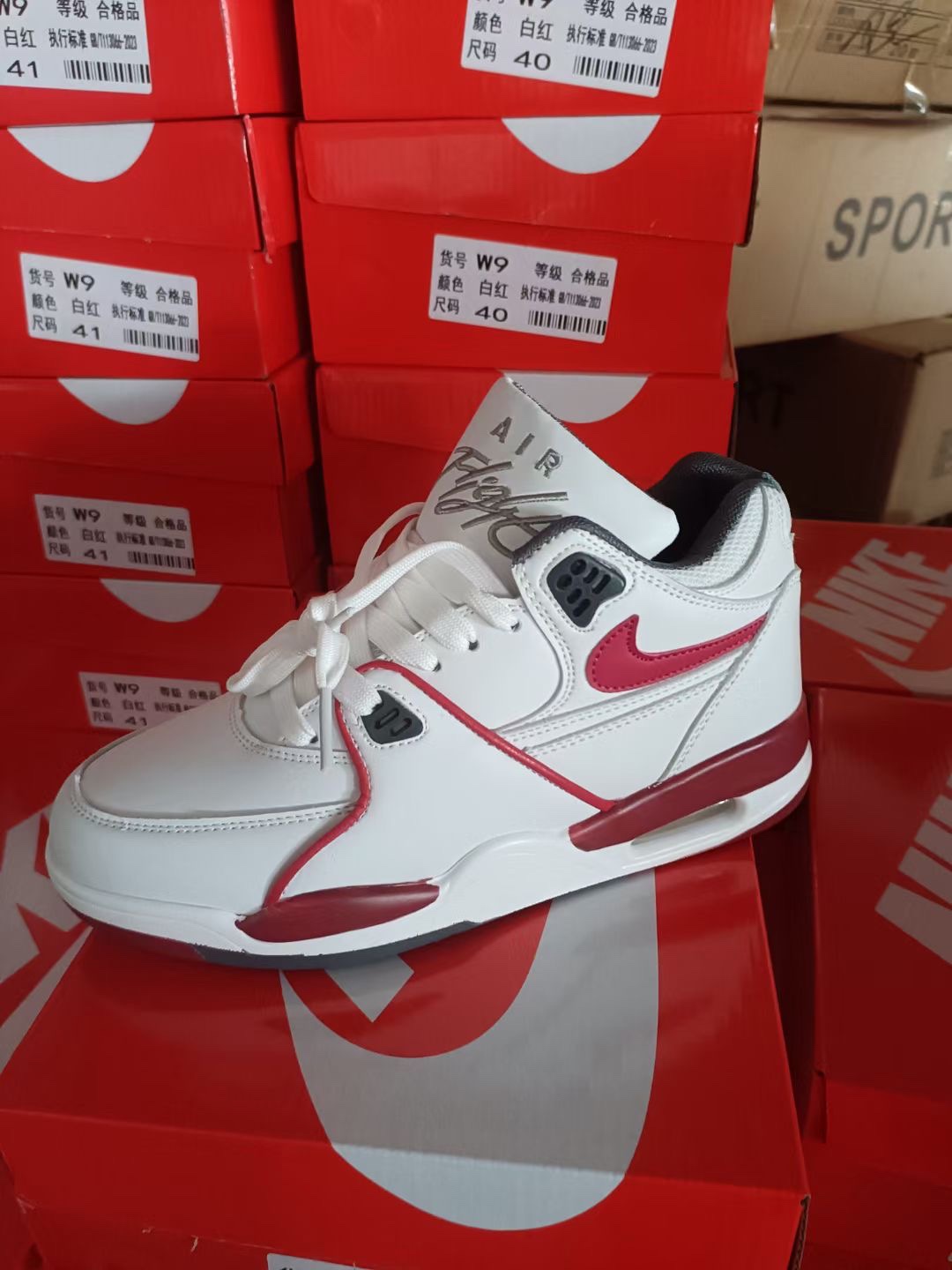 💰115 独家现货 AF1二次元白红36-44码 高品质现货秒发 w9白红