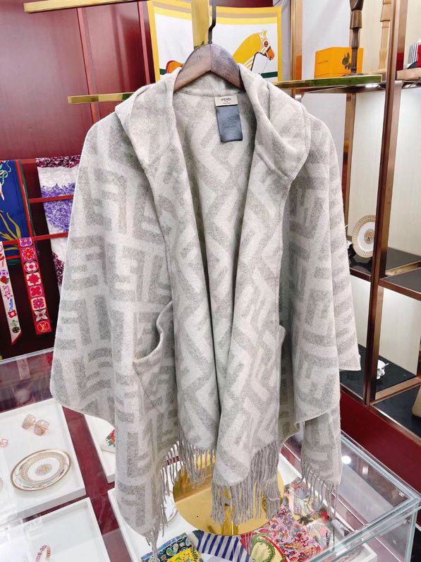Fendi Haute Couture Silk Twill Scarf Shawl Ref.4D7EF159 8