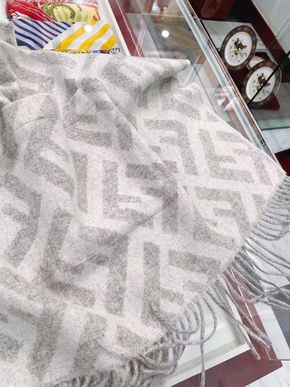 Fendi Haute Couture Silk Twill Scarf Shawl Ref.4D7EF159 5