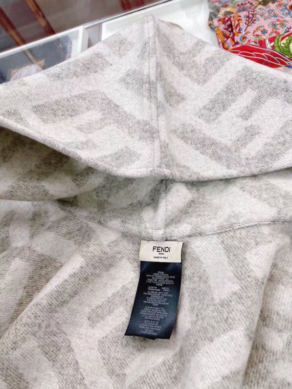 Fendi Haute Couture Silk Twill Scarf Shawl Ref.4D7EF159 4