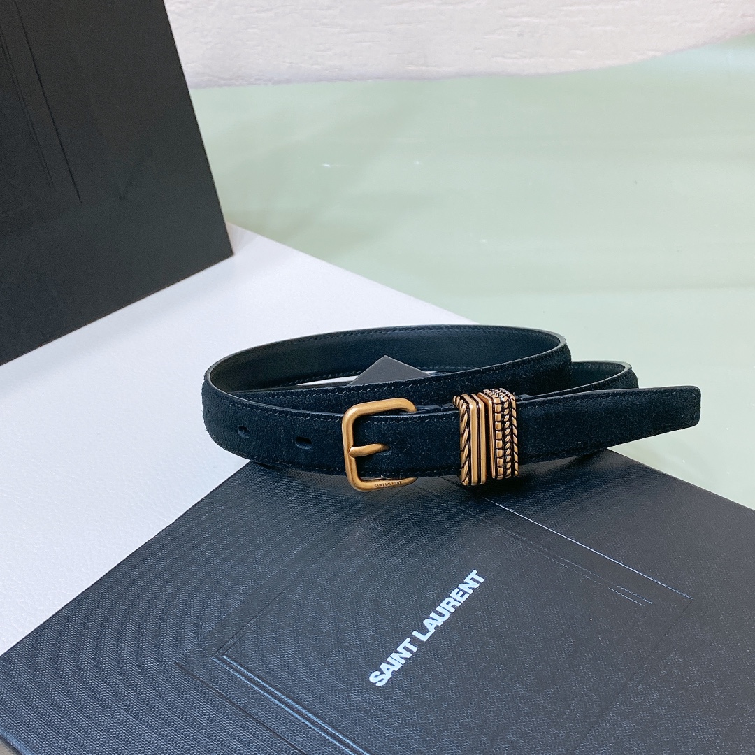 [YSL Belts]Saint Laurent 23 Yves Saint Laurent Ladies Belt and Belt CASSANDRE
