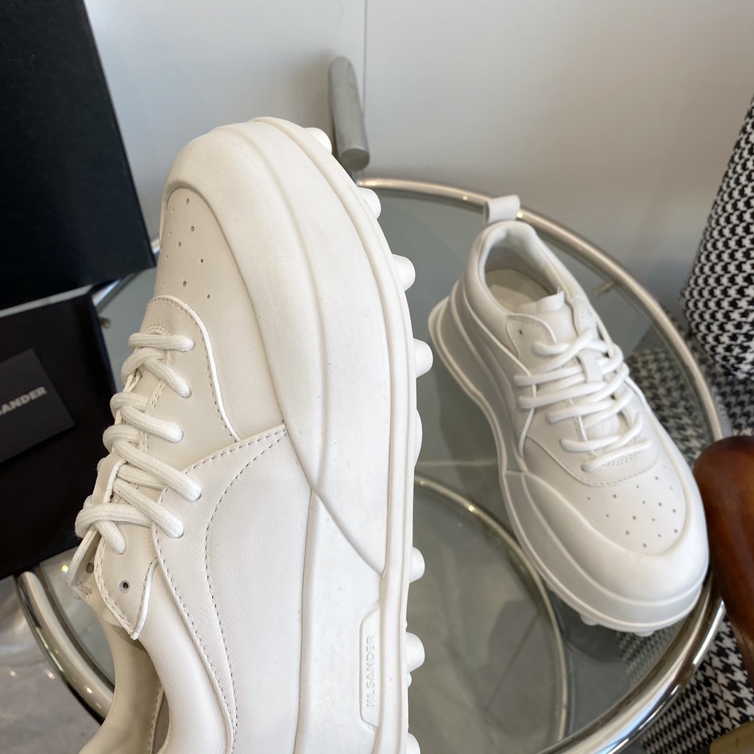 “High-Quality Jil Sander White Shoes: Hot Design for Long Legs, Private Model TPU” - 图片 6