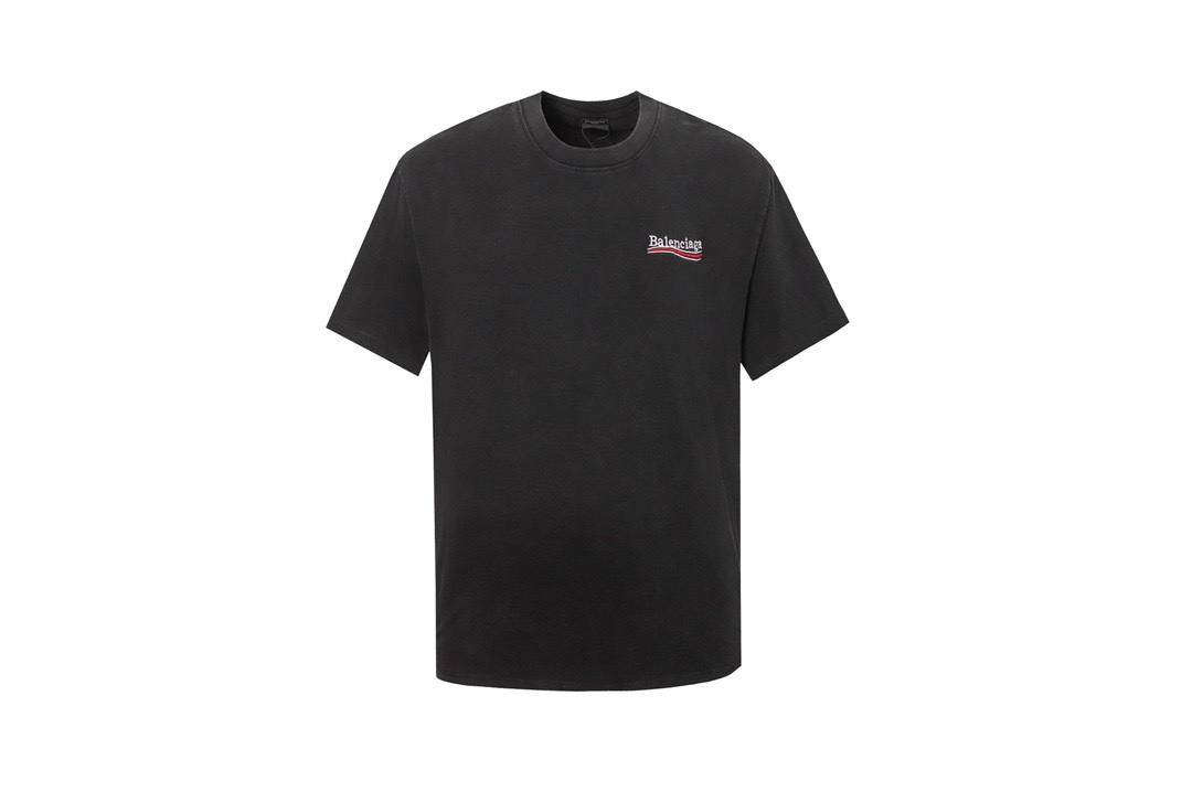 Replica US
 Balenciaga Clothing T-Shirt Black Embroidery Unisex Short Sleeve