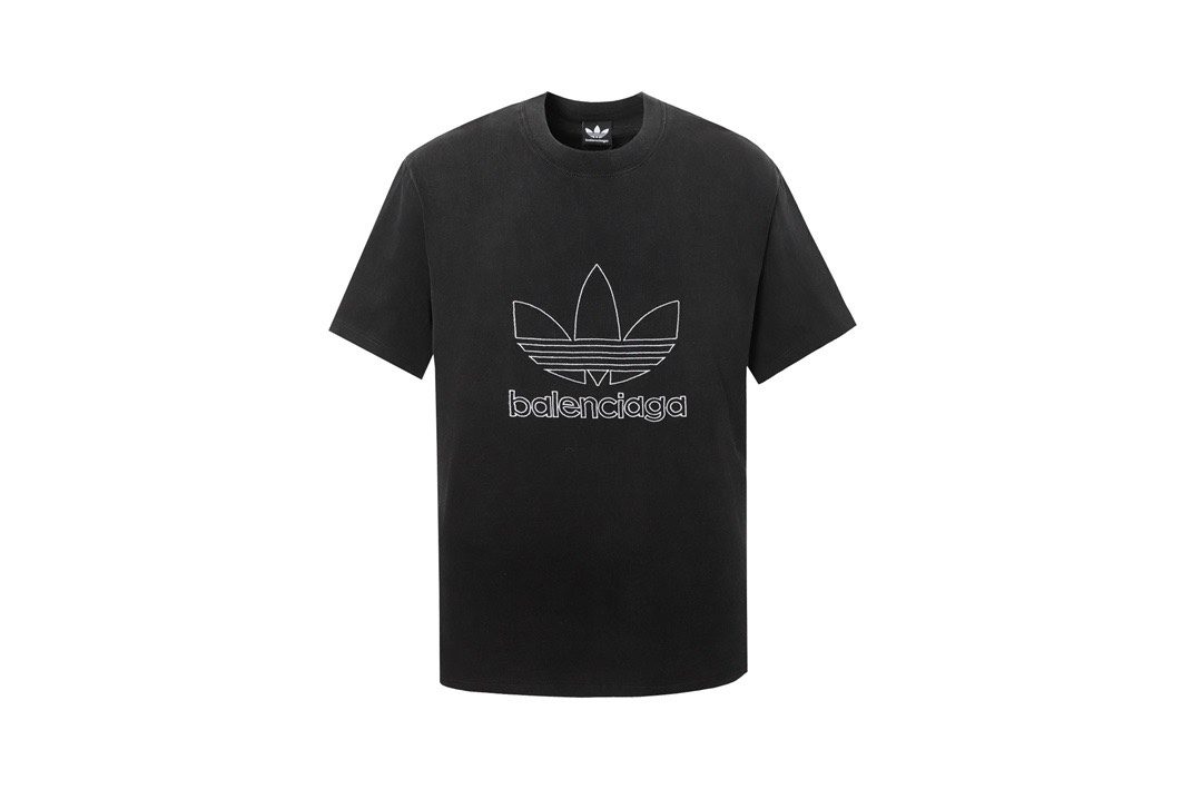 Balenciaga Clothing T-Shirt Highest quality replica
 Black Embroidery Unisex Short Sleeve