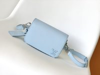 Louis Vuitton Bags Handbags Black Grey Monogram Eclipse Cowhide Fabric Linen Mini M82085