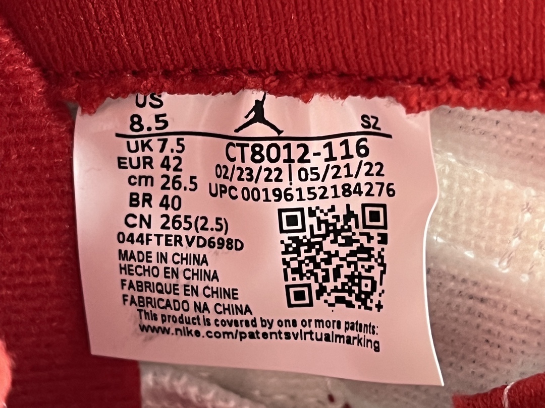 渠道优势支持放店！X版乔11白红JordanAirJordan11“VarsityRed减震高帮复古篮球