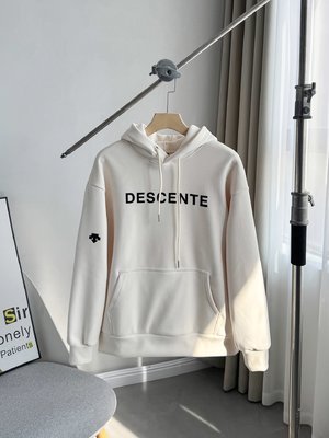 Descente Clothing Hoodies Silica Gel Fall/Winter Collection Hooded Top