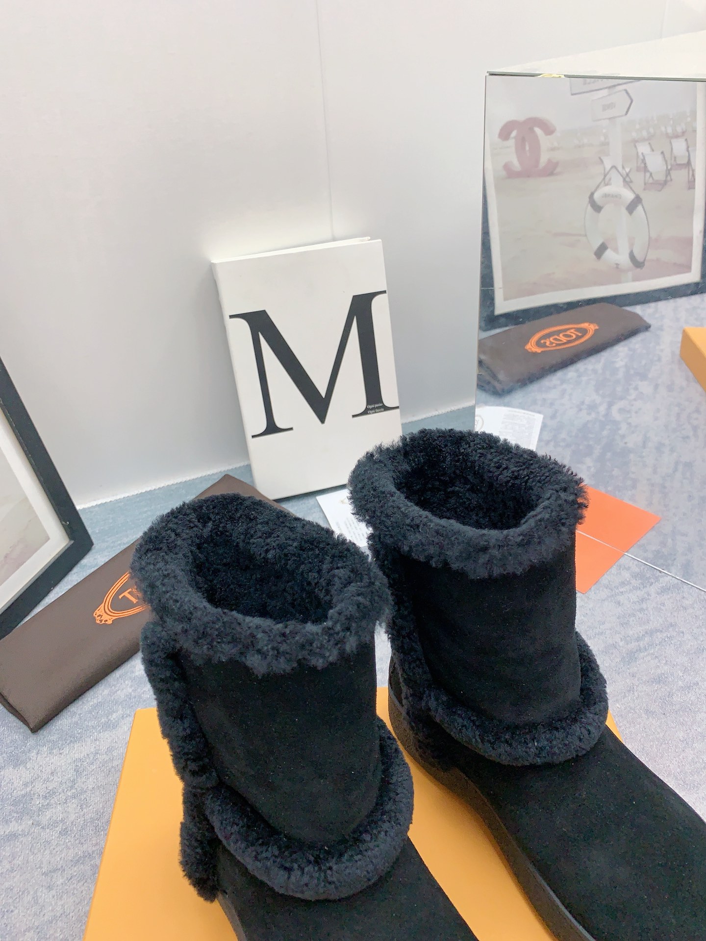 Feng High-String Snow Boots: 975 (High) Australian Fur, Real Wool, Original Smooth Bottom - 图片 6