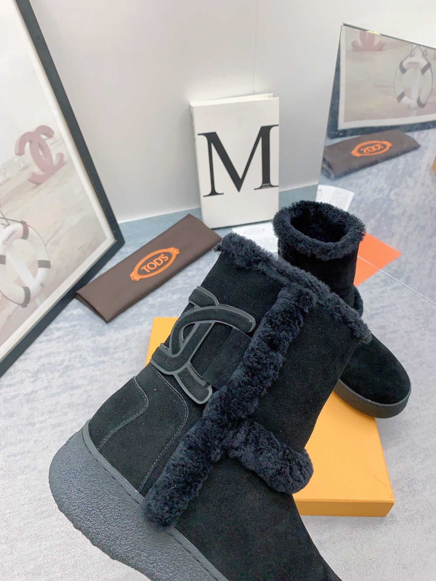 Feng High-String Snow Boots: 975 (High) Australian Fur, Real Wool, Original Smooth Bottom - 图片 8