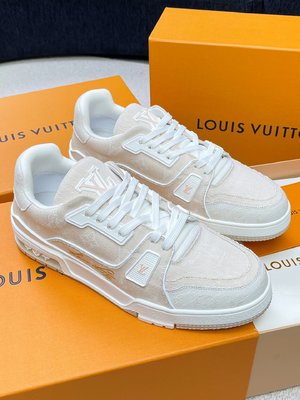 Louis Vuitton Shoes Sneakers High Quality Designer Replica Unisex Women Men Denim Casual