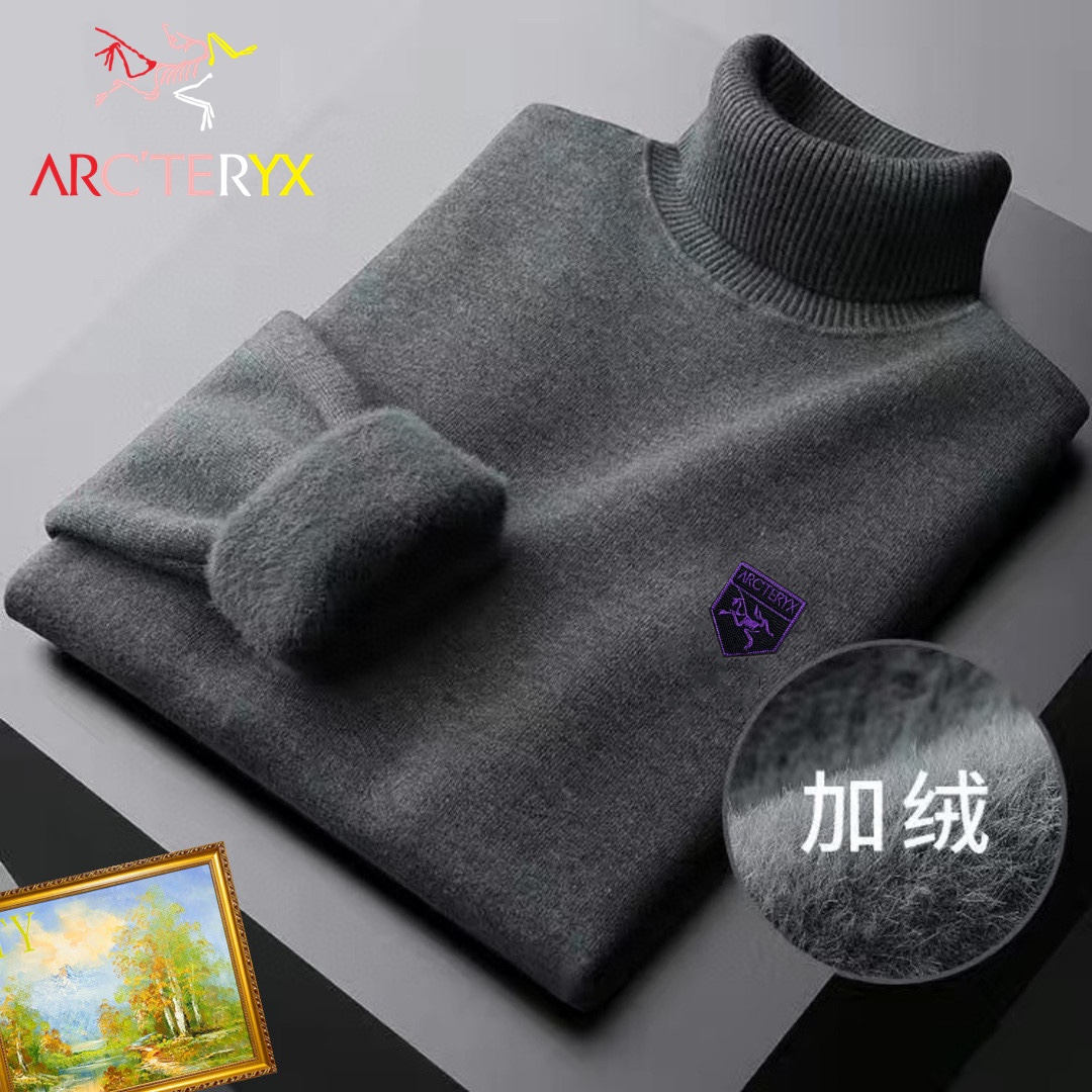 ！【始祖鸟】专柜热卖爆款加绒毛衣！原单品质！高端男士加绒羊毛✔高端复刻 今季最爆的款式 绝对品质保证 进