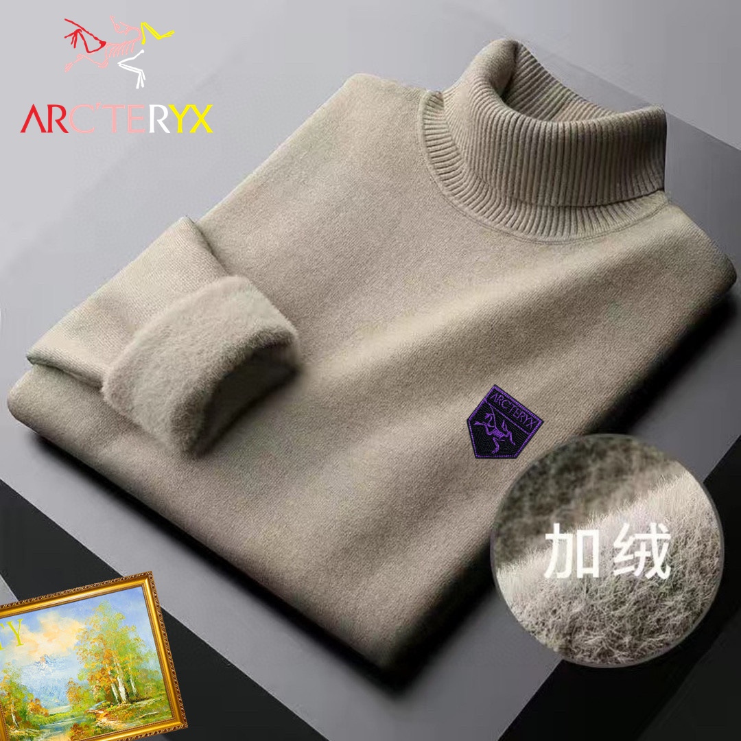 ！【始祖鸟】专柜热卖爆款加绒毛衣！原单品质！高端男士加绒羊毛✔高端复刻 今季最爆的款式 绝对品质保证 进