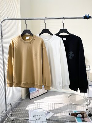 Chrome Hearts Clothing Sweatshirts Black Khaki White Printing Winter Collection