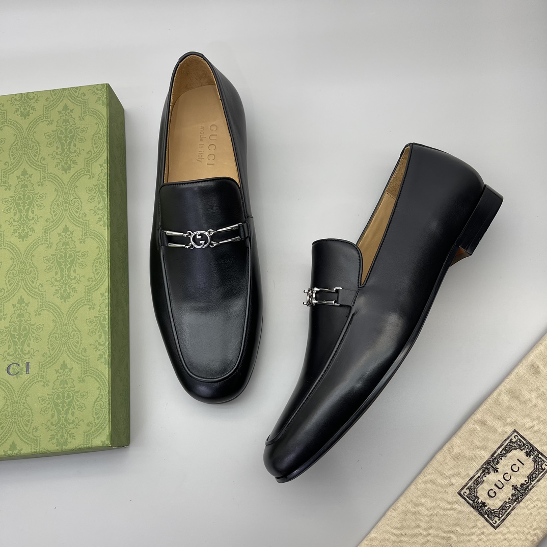precio real Gucci casa único original de los hombres formales zapatos casuales, suela de placa origi