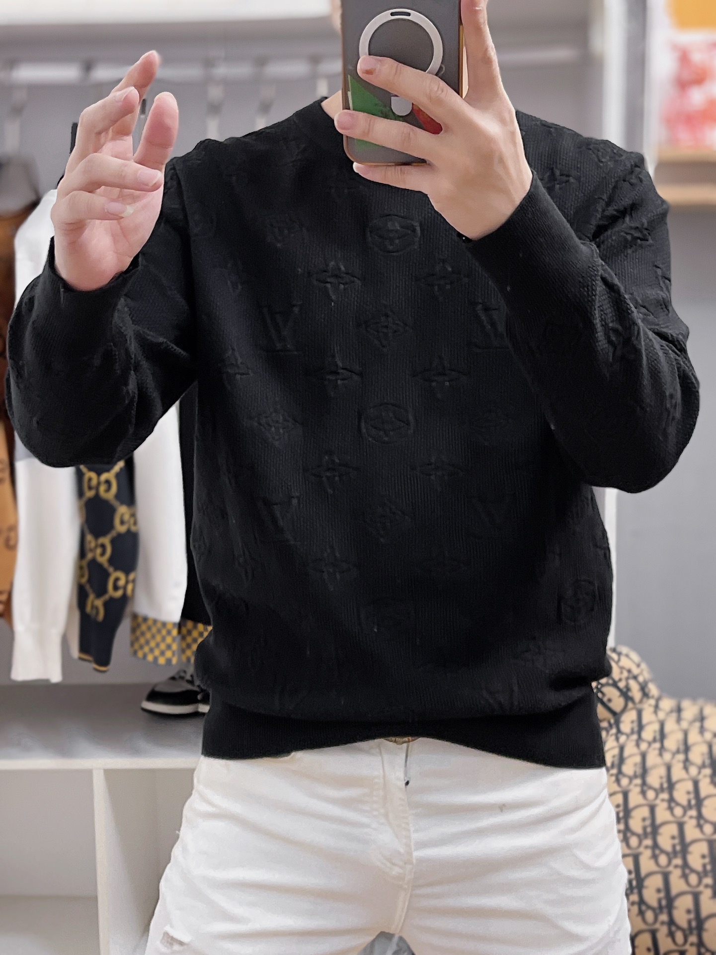 Louis Vuitton Clothing Sweatshirts Long Sleeve