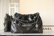 Chanel Replicas Handbags Tote Bags Black Silver Hardware Calfskin Cowhide Spring Collection Vintage