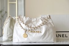 Chanel Flawless
 Handbags Tote Bags White Gold Hardware Calfskin Cowhide Spring Collection Vintage