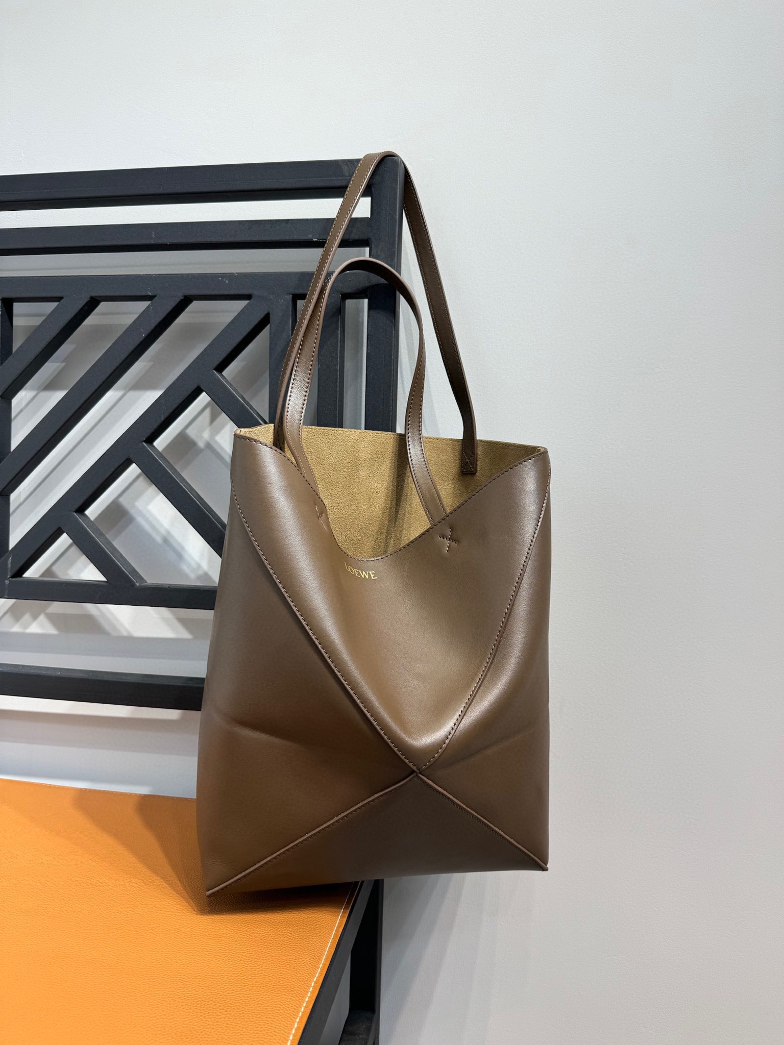 First Copy
 Loewe Puzzle Handbags Tote Bags Replica Online
 Brown Dark Green Mini