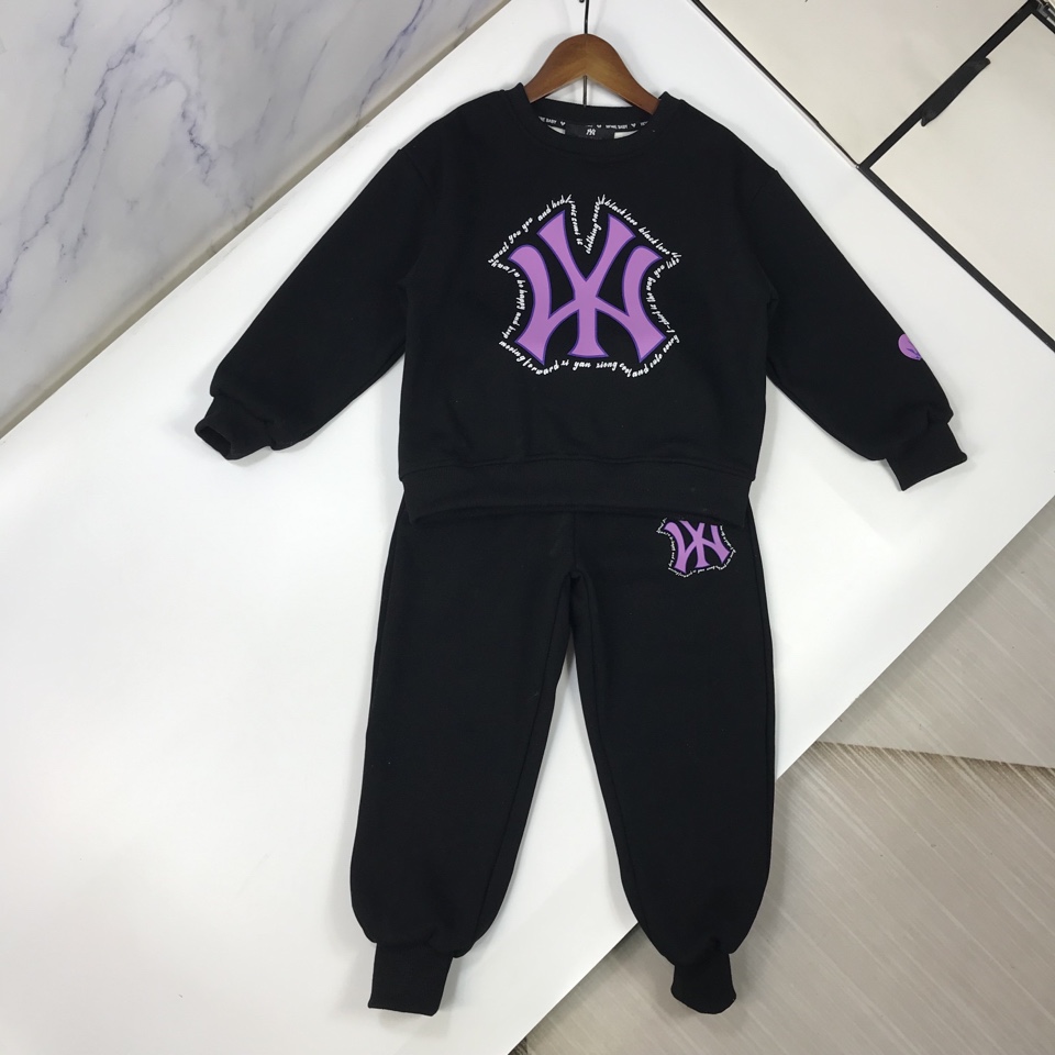 New York Yankees Children’s MLB Velvet Suits: High-Quality Cotton Fabric, Elegant Fashion, Quality Assurance - 图片 2