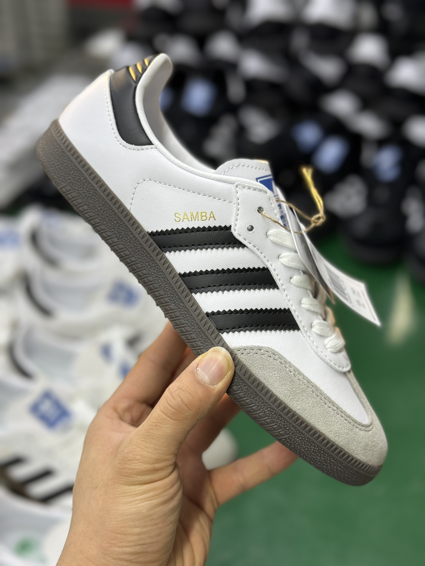 阿迪桑巴三叶草2024版货号:B75806AdidasOriginalSambaOG复古桑巴板鞋纯原大厂