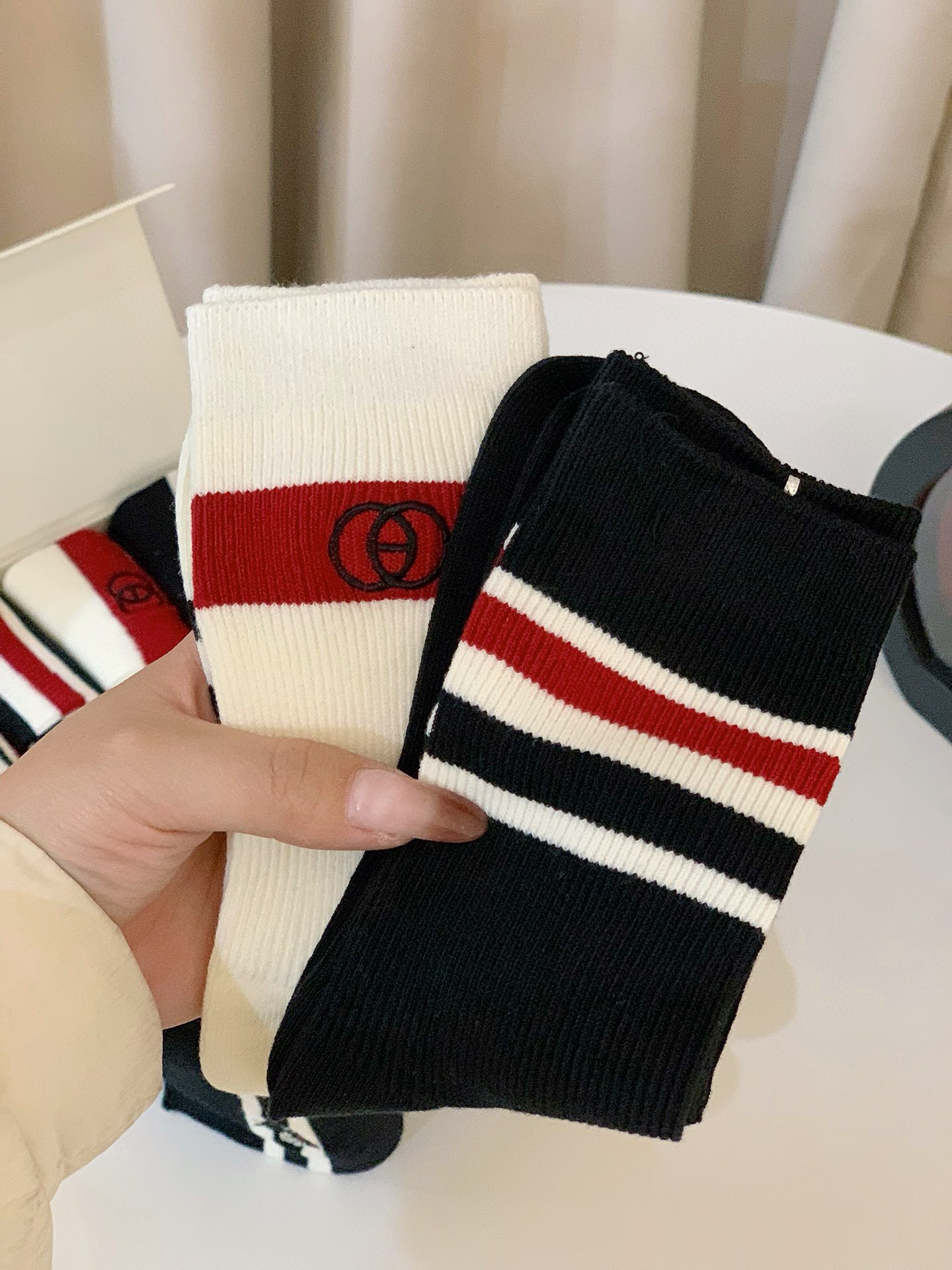 肉眼可见的厚实棉袜 9