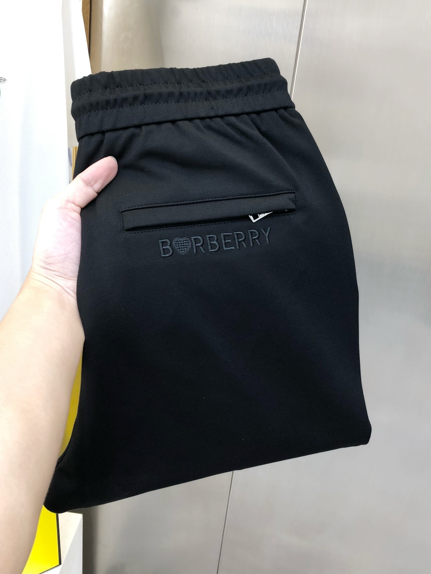 Burberry Clothing Pants & Trousers Buy High Quality Cheap Hot Replica
 Black Embroidery Men Cotton Knitting Fall/Winter Collection Fashion Casual