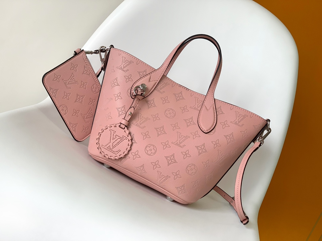 Bags Handbags Black Grey Pink White Cowhide M21848