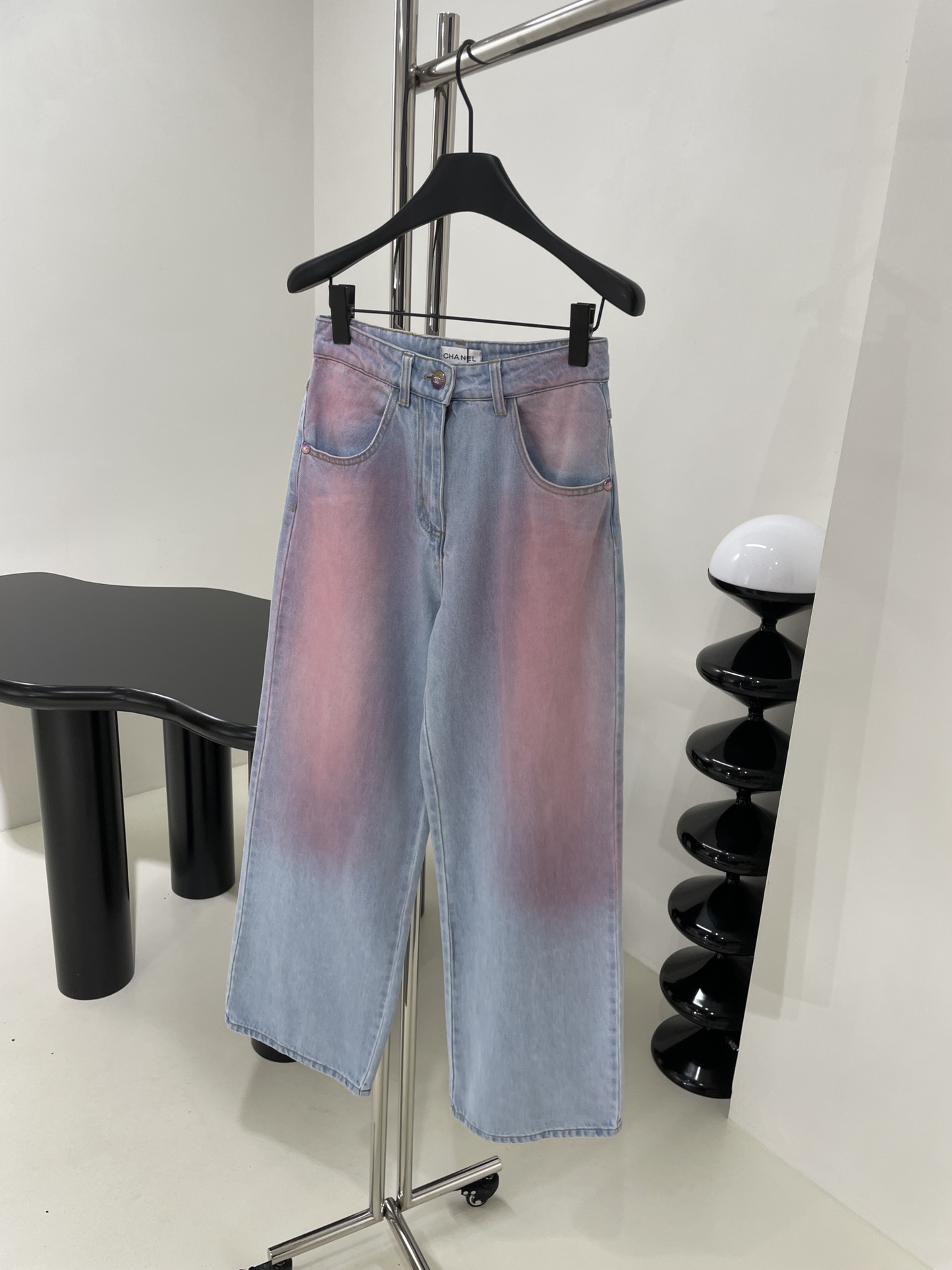 Chanel Clothing Jeans Blue Pink Spring Collection