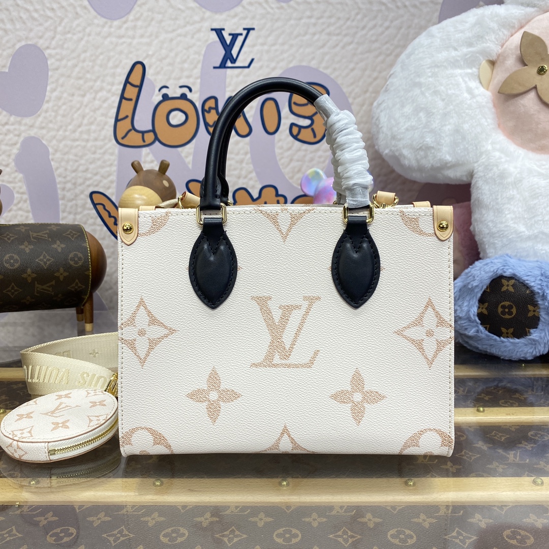 Louis Vuitton LV Onthego Online
 Bags Handbags White Monogram Reverse Canvas Fashion M24533