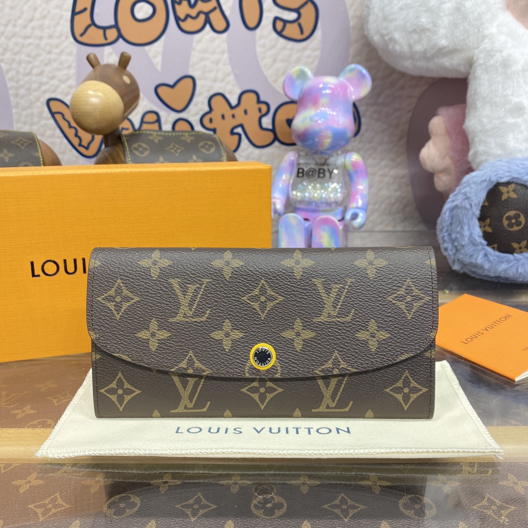 Louis Vuitton Perfeito
 Carteira Azul Roxo Vermelho Prata Amarelo Monogram Canvas M82919