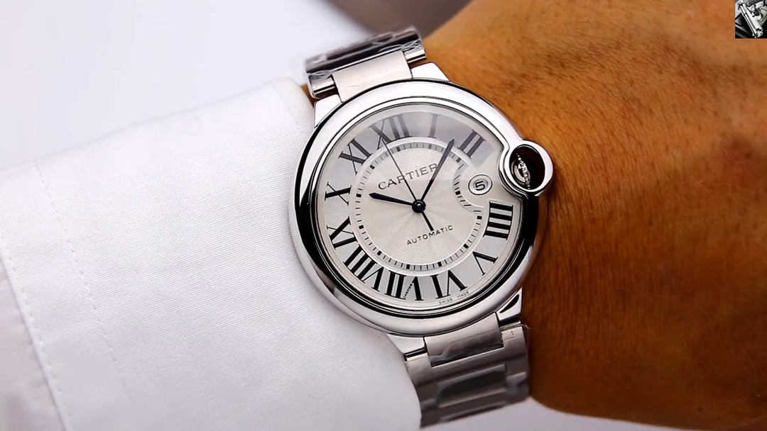 Cartier Ballon Bleu 42mm Automatisch Horloge - Stijlvol en Betrouwbaar