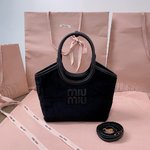 MiuMiu Tote Bags Sewing Corduroy