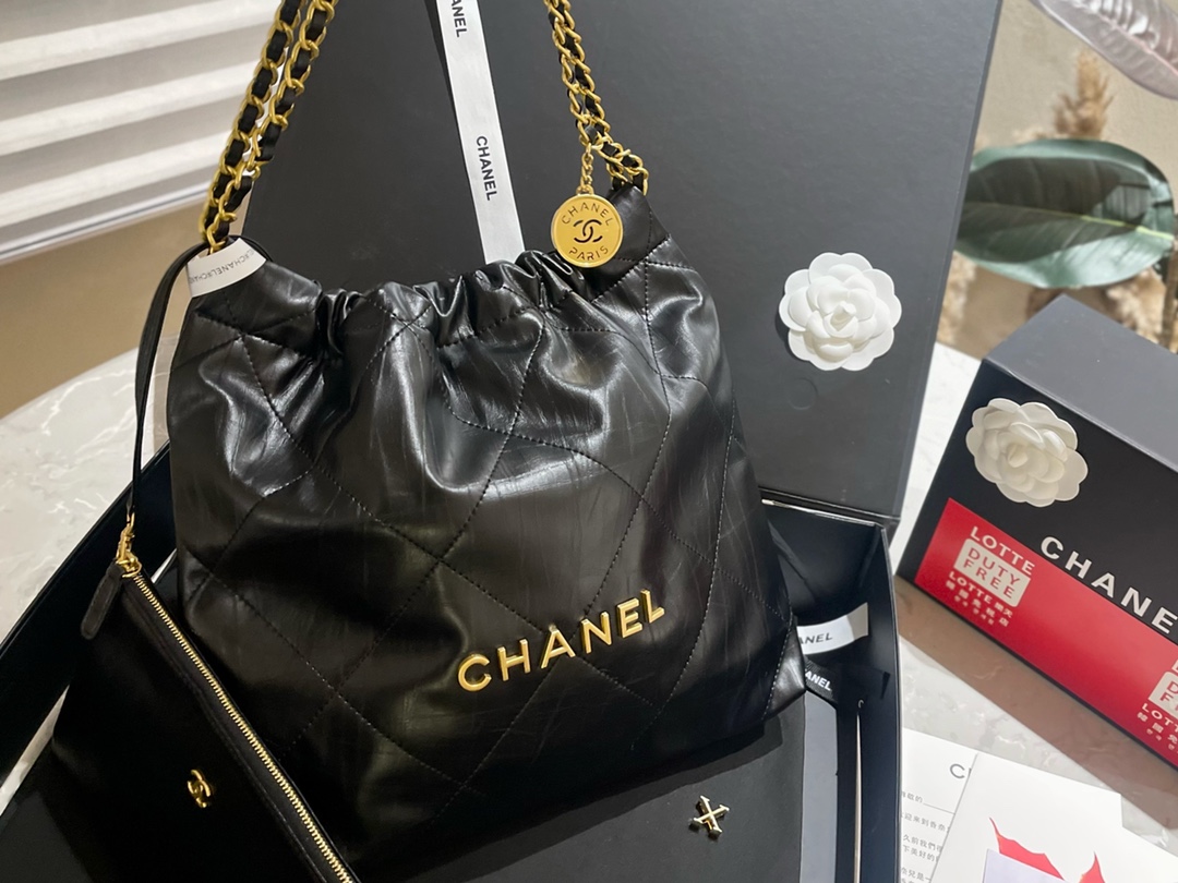 Chanel 2.55 Handbags Crossbody & Shoulder Bags Black Gold Yellow Openwork Calfskin Cowhide Spring/Summer Collection Vintage Casual