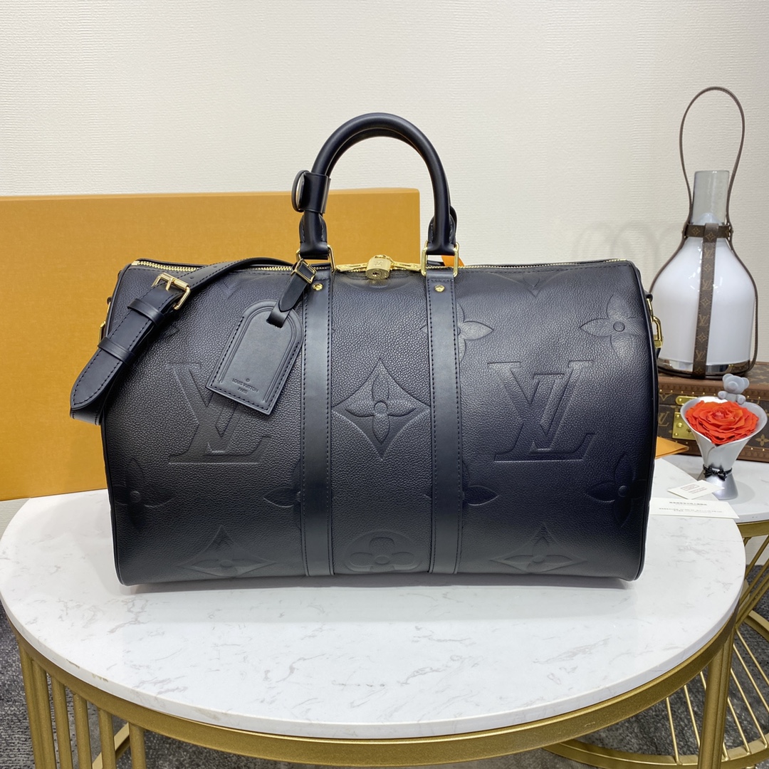 Louis Vuitton LV Keepall Travel Bags Empreinte​ M45532